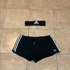 🖤Adidas Shorts Logo 3-Stripe and Bandanna🖤